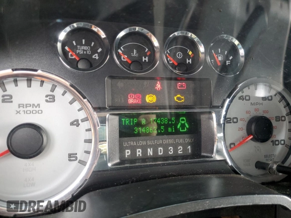 2008 Ford F-350 XL with VIN 1FTWW31RX8EA59935, listed as a Copart auction lot 58569245 with 314,862 mi miles and Non repairable. Bid and sale history available at DreamBid. Image 9.