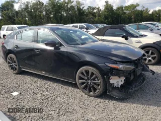 2021 Mazda 3 2.5 Turbo with VIN JM1BPBAYXM1309138, listed as a Copart auction lot 71386194 with 45,841 mi miles and Salvage Title. Bid and sale history available at DreamBid. Image 4.