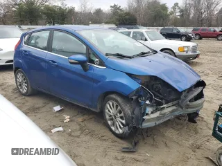 2018 Ford Fiesta Titanium z VIN 3FADP4FJ5JM111183, wystawiony jako Copart lot #41426244 z przebiegiem 77 525 mil mil oraz . Historia ofert i sprzedaży dostępna na DreamBid. Obrazek 4.