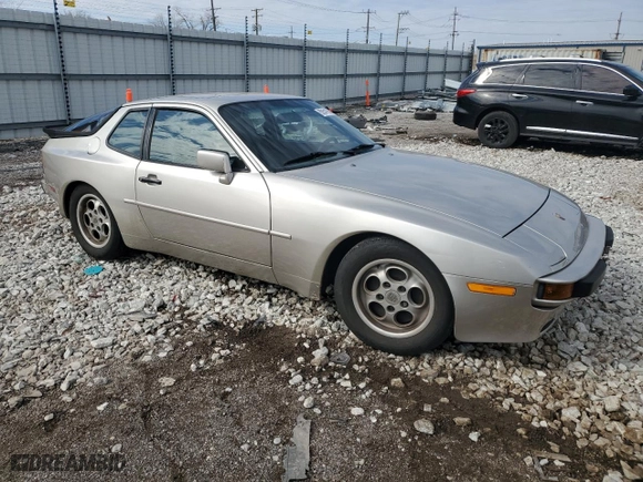 1986 Porsche 944 with VIN WP0AA0948GN456431, listed as a Copart auction lot 50547565 with 127,654 mi miles and Clean Title. Bid and sale history available at carsss.com. Image 4.
