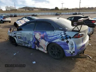 2008 Mitsubishi Lancer Evolution MR with VIN JA3AW56V98U051308, listed as a Copart auction lot 50452355 with Not Provided miles and Salvage Title. Bid and sale history available at carsss.com. Image 2.