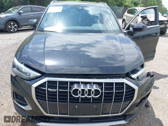 2022 Audi Q3 Premium with VIN WA1AUCF37N1031270, listed as a IAAI auction lot 42297083 with 36,620 mi miles and . Bid and sale history available at DreamBid. Image 10.