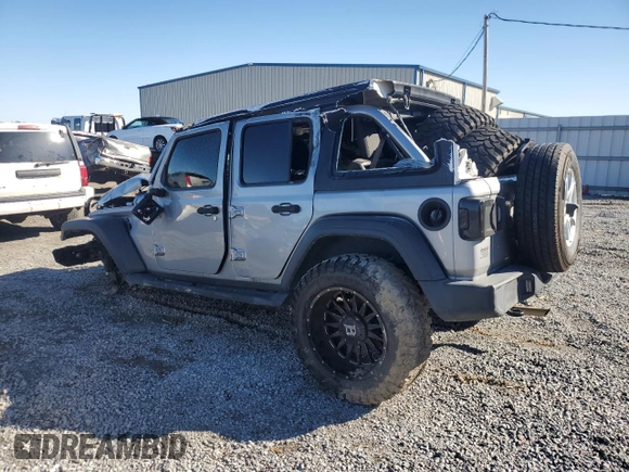 2019 Jeep Wrangler Unlimited Sport Altitude with VIN 1C4HJXDG2KW526792, listed as a Copart auction lot 81760724 with Not provided miles and Salvage title. Bid and sale history available at DreamBid. Image 2.