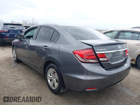 2015 Honda Civic LX with VIN 19XFB2F5XFE112467, listed as a IAAI auction lot 41901143 with 215,192 mi miles and . Bid and sale history available at DreamBid. Image 3.