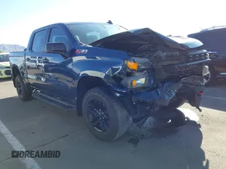 2021 Chevrolet Silverado 1500 Custom Trail Boss with VIN 3GCPYCEF0MG137222, listed as a IAAI auction lot 41906200 with 29,517 mi miles and . Bid and sale history available at DreamBid. Image 1.