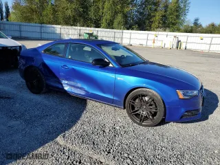 2017 Audi S5 Premium Plus with VIN WAUC4AFR6HA000410, listed as a Copart auction lot 68983714 with 40,504 mi miles and Salvage Title. Bid and sale history available at carsss.com. Image 4.