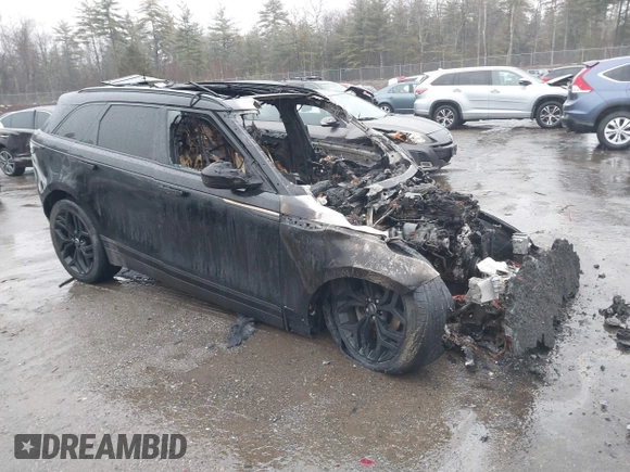 2019 Land Rover Range Rover Velar with VIN SALYL2EX2KA792895, listed as a IAAI auction lot 41859578 with 35,430 mi miles and . Bid and sale history available at DreamBid. Image 1.