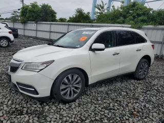 2016 Acura MDX Technology with VIN 5FRYD4H45GB009762, listed as a Copart auction lot 63218985 with 90,079 mi miles and Salvage title. Bid and sale history available at DreamBid. Image 1.