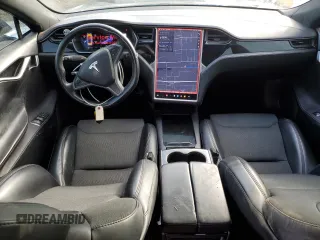 2018 Tesla Model S 75D with VIN 5YJSA1E29JF281871, listed as a Copart auction lot 50743825 with 118,516 mi miles and Salvage Title. Bid and sale history available at DreamBid. Image 8.