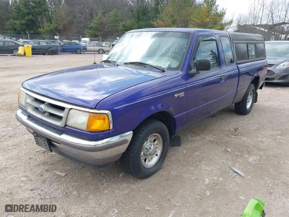 1997 Ford Ranger XL with VIN 1FTCR14A7VPA20353, listed as a IAAI auction lot 41986712 with 136,315 mi miles. Bid and sale history available at carsss.com. Image 2.