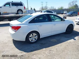 2015 Chevrolet Cruze LS with VIN 1G1PA5SH7F7172482, listed as a IAAI auction lot 41987767 with 99,399 mi miles. Bid and sale history available at carsss.com. Image 4.