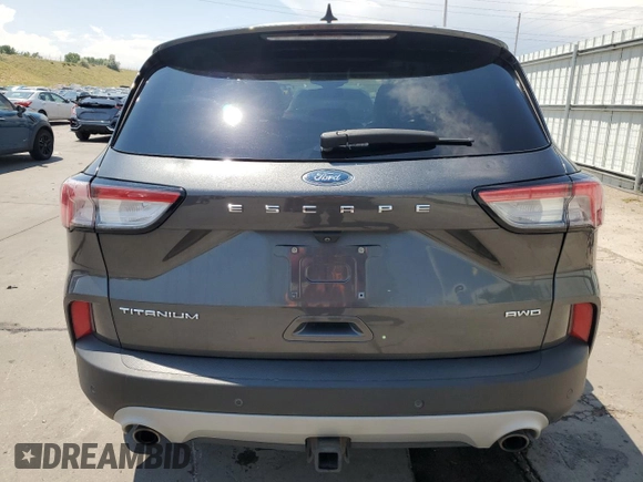 2020 Ford Escape Titanium с VIN 1FMCU9J98LUC51389, выставлен на аукционе Copart как лот 64387595 с пробегом 54 993 миль миль и Чистый • Clean title. История ставок и продаж доступна на DreamBid. Изображение 6.