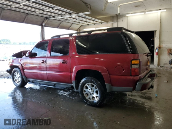 2004 Chevrolet Suburban Z71 z VIN 3GNFK16Z94G142386, wystawiony jako Copart lot #56150595 z przebiegiem 171 607 mil mil oraz Szkoda całkowita • Salvage title. Historia ofert i sprzedaży dostępna na DreamBid. Obrazek 2.