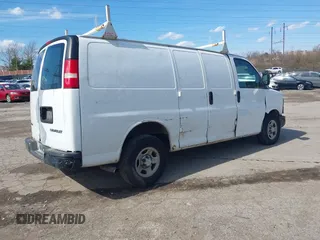 2006 Chevrolet Express Cargo Van with VIN 1GCFG15X861106359, listed as a IAAI auction lot 41847444 with 240,417 mi miles. Bid and sale history available at carsss.com. Image 4.