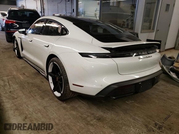 2021 Porsche Taycan Turbo z VIN WP0AC2Y12MLA62060, wystawiony jako Copart lot #52847292 z przebiegiem Nie podano mil oraz Nie do naprawy • Non repairable. Historia ofert i sprzedaży dostępna na DreamBid. Obrazek 3.