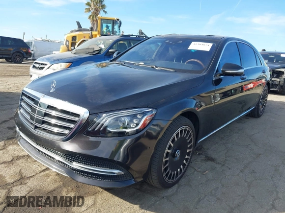 2018 Mercedes-Benz S 560 with VIN WDDUG8DB0JA385097, listed as a IAAI auction lot 41384874 with 76,423 mi miles and . Bid and sale history available at carsss.com. Image 17.