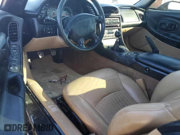 2001 Chevrolet Corvette with VIN 1G1YY22G515114977, listed as a Copart auction lot 82320124 with 71,872 mi miles and Salvage Title. Bid and sale history available at carsss.com. Image 8.