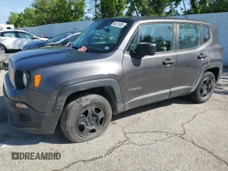 2018 Jeep Renegade Sport с VIN ZACCJBAB1JPH76817, выставлен на аукционе Copart как лот 56411605 с пробегом 110 680 миль миль и Списание • Salvage title. История ставок и продаж доступна на DreamBid. Изображение 1.