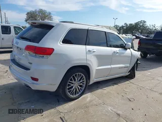 2018 Jeep Grand Cherokee Summit with VIN 1C4RJEJG3JC394624, listed as a IAAI auction lot 41412939 with 80,180 mi miles and . Bid and sale history available at DreamBid. Image 4.
