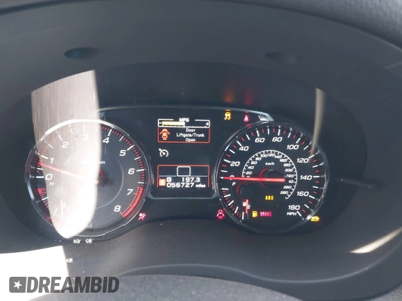 2019 Subaru WRX Premium z VIN JF1VA1C61K9806135, wystawiony jako IAAI lot #41994764 z przebiegiem 56 727 mil mil oraz . Historia ofert i sprzedaży dostępna na DreamBid. Obrazek 7.