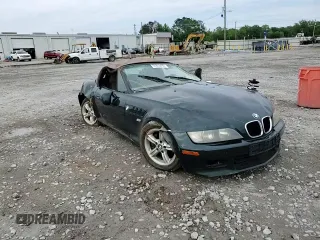 2001 BMW Z3 2.5 with VIN WBACN33461LM04027, listed as a Copart auction lot 55853495 with 135,040 mi miles and Salvage title. Bid and sale history available at DreamBid. Image 11.