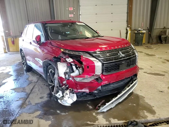 2022 Mitsubishi Outlander SE with VIN JA4J4UA8XNZ053595, listed as a Copart auction lot 46499895 with 24,845 mi miles and Salvage Title. Bid and sale history available at carsss.com. Image 12.