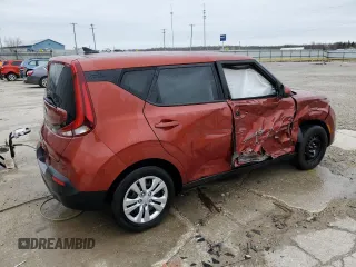 2021 Kia Soul S with VIN KNDJ23AU4M7755280, listed as a Copart auction lot 49553445 with Not Provided miles and Salvage Title. Bid and sale history available at DreamBid. Image 3.