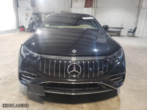 2022 Mercedes-Benz EQS with VIN W1KCG4EB8NA020966, listed as a Copart auction lot 52406925 with 9,507 mi miles and Salvage Title. Bid and sale history available at carsss.com. Image 5.