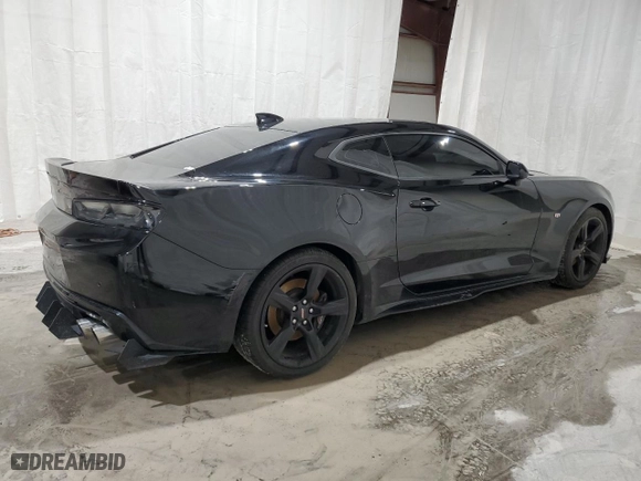 2017 Chevrolet Camaro 2SS with VIN 1G1FG1R71H0176989, listed as a Copart auction lot 51378765 with 66,300 mi miles and Salvage Title. Bid and sale history available at carsss.com. Image 3.