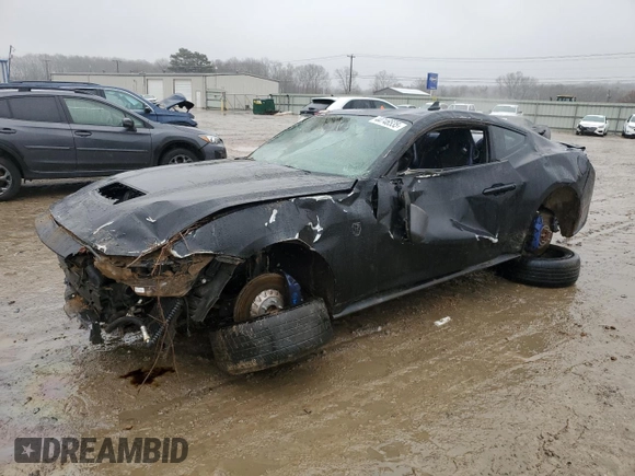 2024 Ford Mustang Dark Horse with VIN 1FA6P8R05R5501561, listed as a Copart auction lot 44746535 with 9,159 mi miles and Salvage Title. Bid and sale history available at carsss.com. Image 1.