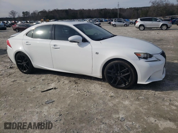 2014 Lexus IS 350 with VIN JTHBE1D20E5009785, listed as a Copart auction lot 43390055 with 163,556 mi miles and Salvage title. Bid and sale history available at DreamBid. Image 4.