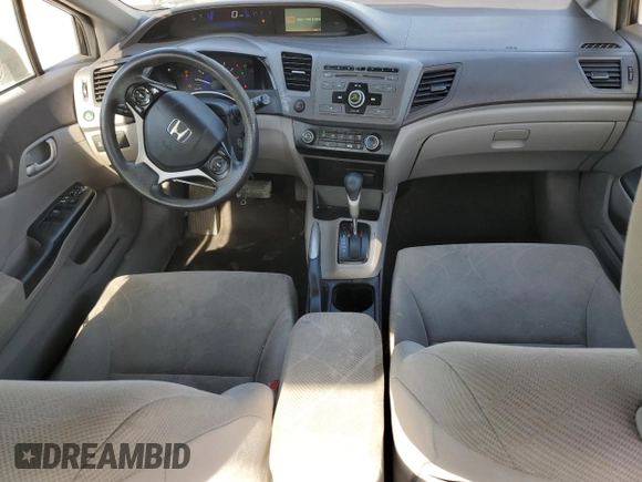 2012 Honda Civic LX with VIN 2HGFB2F56CH588345, listed as a Copart auction lot 54168335 with 149,901 mi miles and Salvage Title. Bid and sale history available at DreamBid. Image 8.