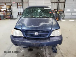 2005 Kia Sedona LX with VIN KNDUP131556615011, listed as a Copart auction lot 47174335 with 161,458 mi miles and Salvage Title. Bid and sale history available at carsss.com. Image 5.