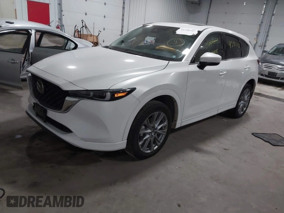 2024 Mazda CX-5 2.5 S Premium Package with VIN JM3KFBDM0R0387539, listed as a IAAI auction lot 41398347 with 8,444 mi miles. Bid and sale history available at carsss.com. Image 2.