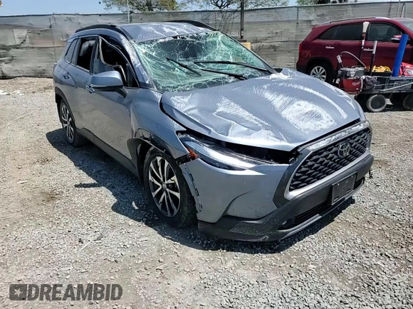 2022 Toyota Corolla Cross XLE with VIN 7MUEAAAG3NV012240, listed as a Copart auction lot 54125225 with 16,204 mi miles and Salvage title. Bid and sale history available at DreamBid. Image 14.