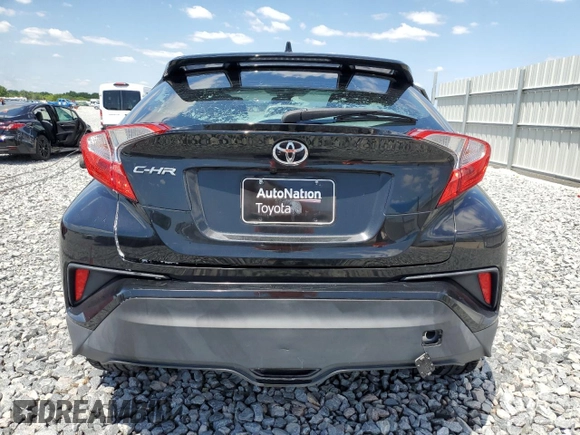 2020 Toyota C-HR LE with VIN NMTKHMBX5LR105717, listed as a Copart auction lot 52797755 with 61,824 mi miles and Non Repairable. Bid and sale history available at carsss.com. Image 6.