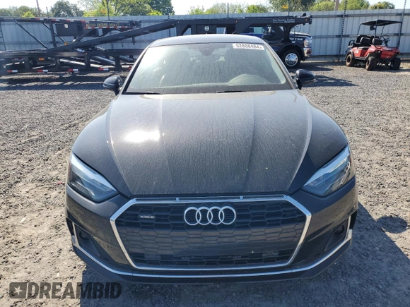 2022 Audi A5 Sportback Premium with VIN WAUABCF51NA032716, listed as a Copart auction lot 52808484 with 55,473 mi miles and Salvage Title. Bid and sale history available at carsss.com. Image 5.