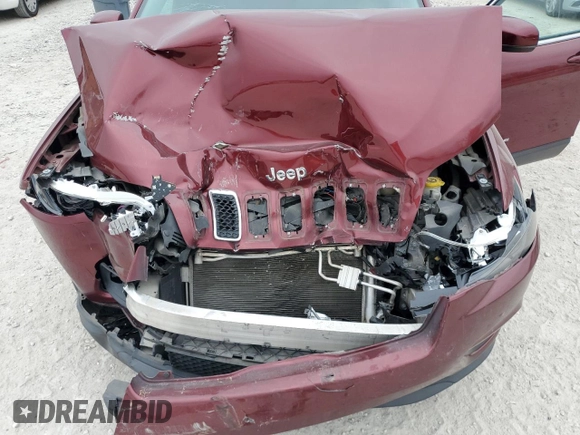 2020 Jeep Cherokee Latitude Plus with VIN 1C4PJLLB6LD586095, listed as a Copart auction lot 43996165 with 106,381 mi miles and Salvage Title. Bid and sale history available at carsss.com. Image 13.