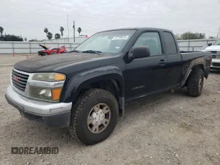 2005 GMC Canyon SLE Z71 with VIN 1GTDS196X58242957, listed as a Copart auction lot 87728635 with 206,977 mi miles and Salvage Title. Bid and sale history available at carsss.com. Image 1.