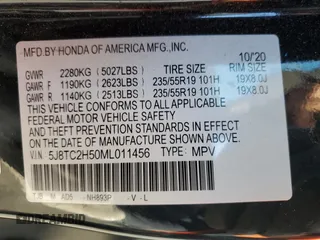 2021 Acura RDX Technology with VIN 5J8TC2H50ML011456, listed as a Copart auction lot 49070805 with 28,537 mi miles and Non repairable. Bid and sale history available at DreamBid. Image 14.
