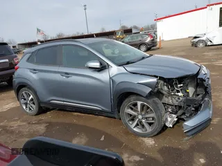2020 Hyundai Kona Limited with VIN KM8K33A53LU398258, listed as a IAAI auction lot 41823907 with 65,915 mi miles. Bid and sale history available at carsss.com. Image 13.