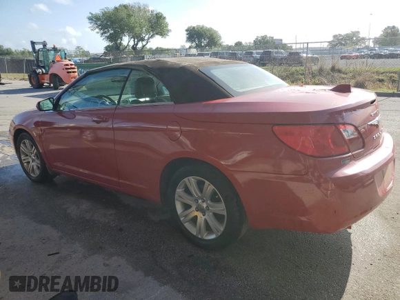 2010 Chrysler Sebring Touring with VIN 1C3BC5EDXAN172523, listed as a Copart auction lot 51661625 with 86,694 mi miles and Clean Title. Bid and sale history available at DreamBid. Image 2.
