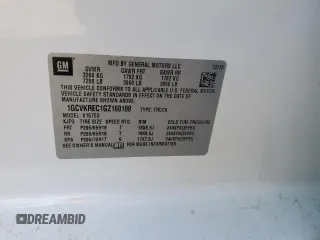 2016 Chevrolet Silverado 1500 LT with VIN 1GCVKREC1GZ160188, listed as a Copart auction lot 45726835 with 159,122 mi miles and Salvage Title. Bid and sale history available at DreamBid. Image 12.
