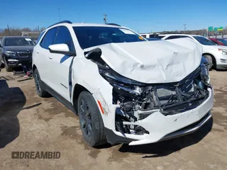 2023 Chevrolet Equinox RS with VIN 3GNAXMEG8PS153829, listed as a IAAI auction lot 41683256 with 1 mi miles. Bid and sale history available at carsss.com. Image 1.
