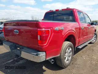 2021 Ford F-150 XL with VIN 1FTFW1E58MKD31650, listed as a IAAI auction lot 41916402 with 63,626 mi miles. Bid and sale history available at carsss.com. Image 4.
