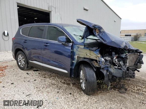 2019 Hyundai Santa Fe SE with VIN 5NMS23AD8KH101571, listed as a Copart auction lot 78020904 with 135,791 mi miles and Non Repairable. Bid and sale history available at DreamBid. Image 4.