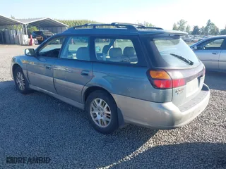 2001 Subaru Legacy Wagon Outback H6 L.L. Bean Edition with VIN 4S3BH806517626205, listed as a IAAI auction lot 42087202 with 188,538 mi miles. Bid and sale history available at carsss.com. Image 3.