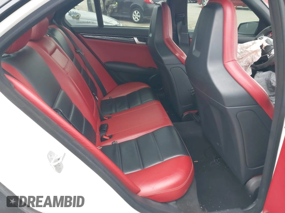 2012 Mercedes-Benz C 63 AMG with VIN WDDGF7HB2CA682282, listed as a IAAI auction lot 41505447 with 109,438 mi miles and . Bid and sale history available at carsss.com. Image 8.