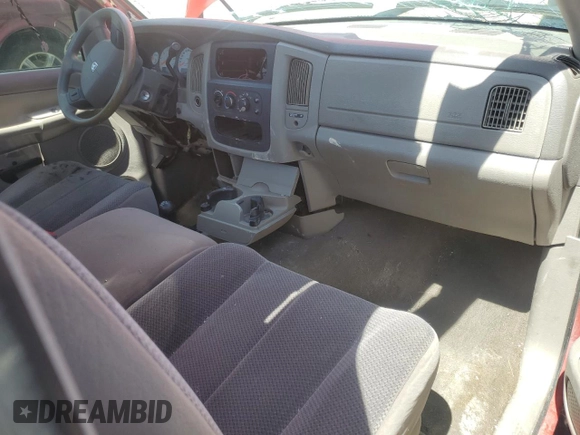 2005 Dodge 1500 SLT with VIN 1D7HU16N35J635897, listed as a Copart auction lot 53856695 with 154,796 mi miles and Salvage Title. Bid and sale history available at DreamBid. Image 8.