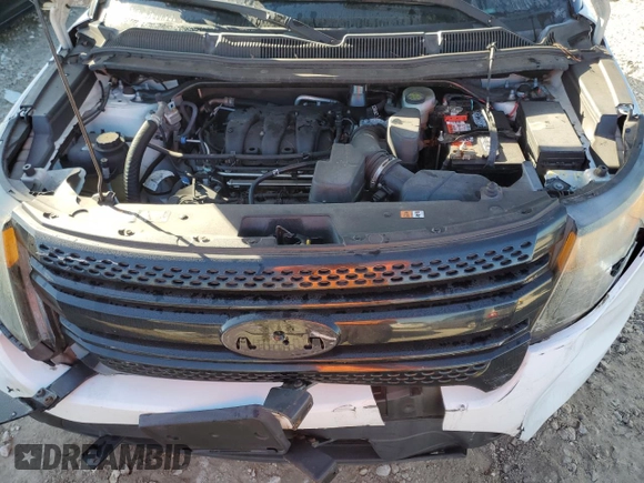 2015 Ford Utility Police Interceptor with VIN 1FM5K8AR7FGC26673, listed as a Copart auction lot 89396895 with 62,018 mi miles and Salvage Title. Bid and sale history available at carsss.com. Image 12.
